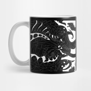 dark kaiju kraken ecopop Mug